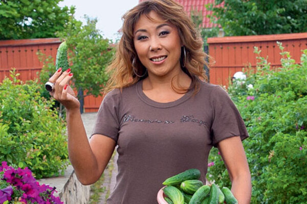 Анита Цой разбила под Москвой вишневый сад