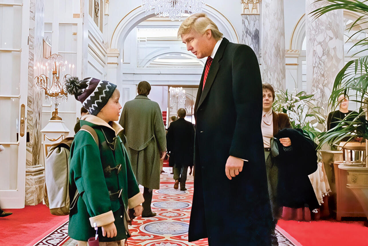 Маколей Калкин и Дональд Трамп