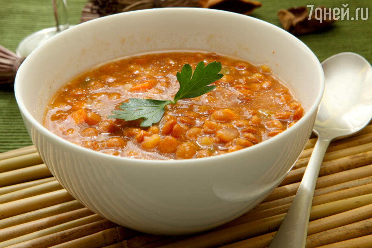 Нежный чечевичный суп для детей и взрослых