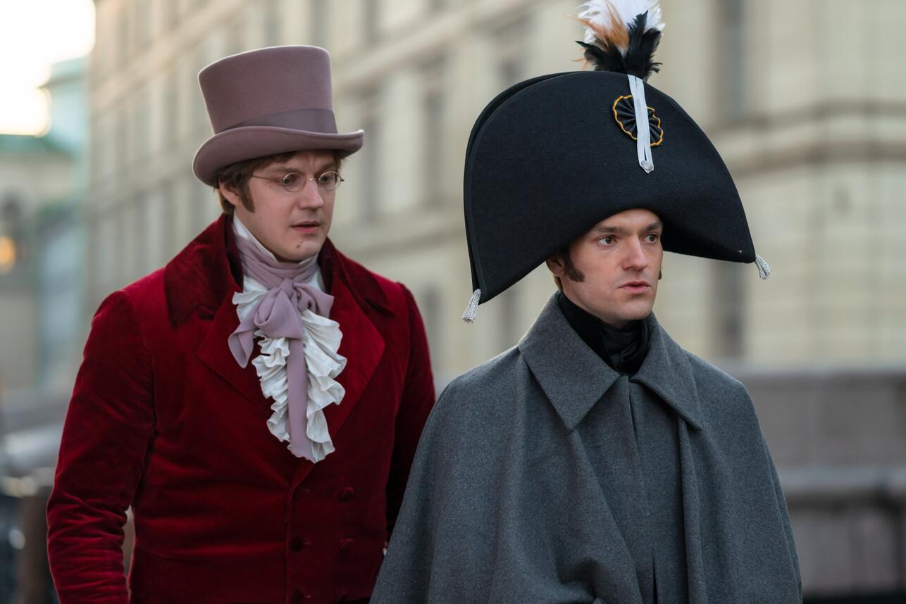 РќРёРєРёС‚Р° РЇР·С‹РєРѕРІ Рё РќРёРєРёС‚Р° Р’РѕР»РєРѕРІ РЅР° СЃСЉРµРјРєР°С… СЃРµСЂРёР°Р»Р° В«Р’РѕР№РЅР° Рё РјРёСЂВ» С„РѕС‚Рѕ