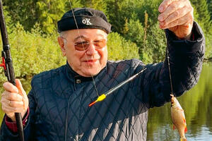 Петросян отметил день рождения на рыбалке