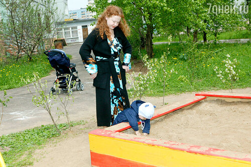Татьяна Абрамова с сыном