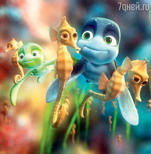 Кадр мультфильма «Шевели ластами! 3D»