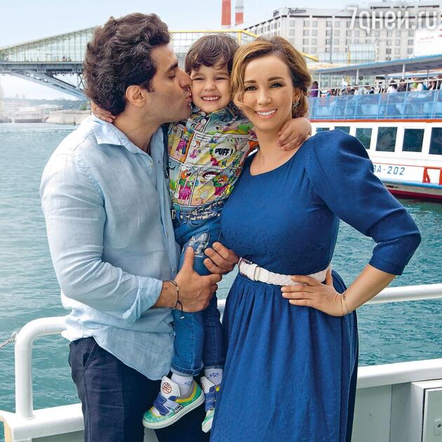 Гурам Баблишвили и Анфиса Чехова с сыном