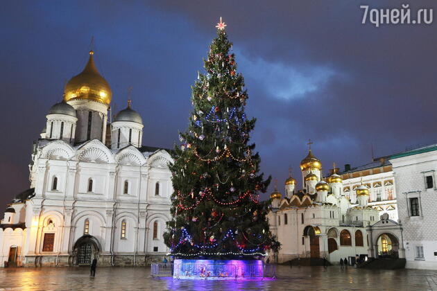 Так выглядела главная новогодняя елка России прошлого года (27.12.2016)