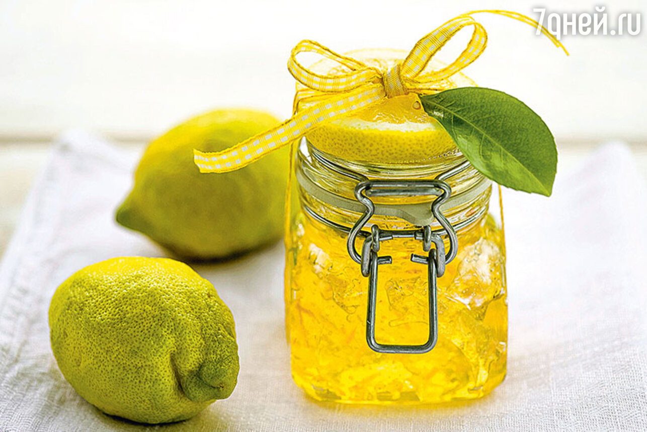 Ингредиенты для конфитюра из лимонов
