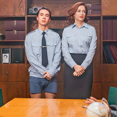 Денис Власенко и Екатерина Стулова в новом сезоне сериала «Инспектор Гаврилов», 2025 год
