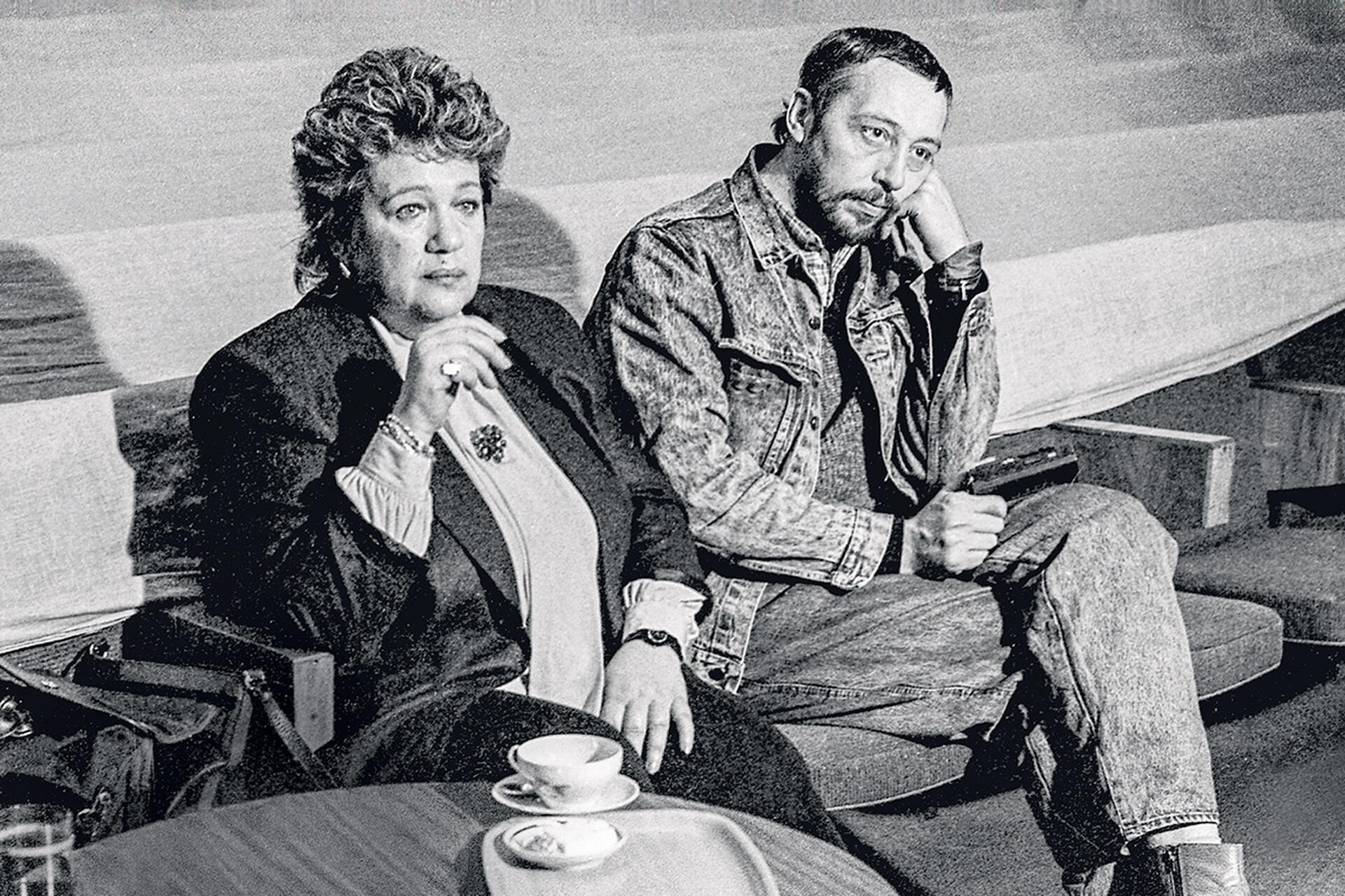 Николай Коляда с Галиной Волчек