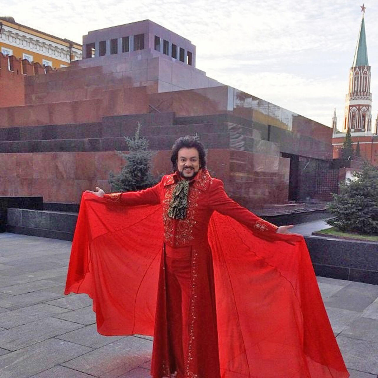 Филипп Киркоров на красной площади