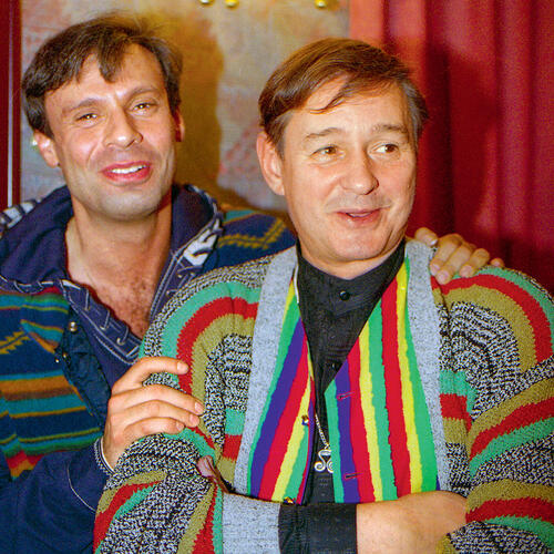 С Романом Виктюком. 1995 г.