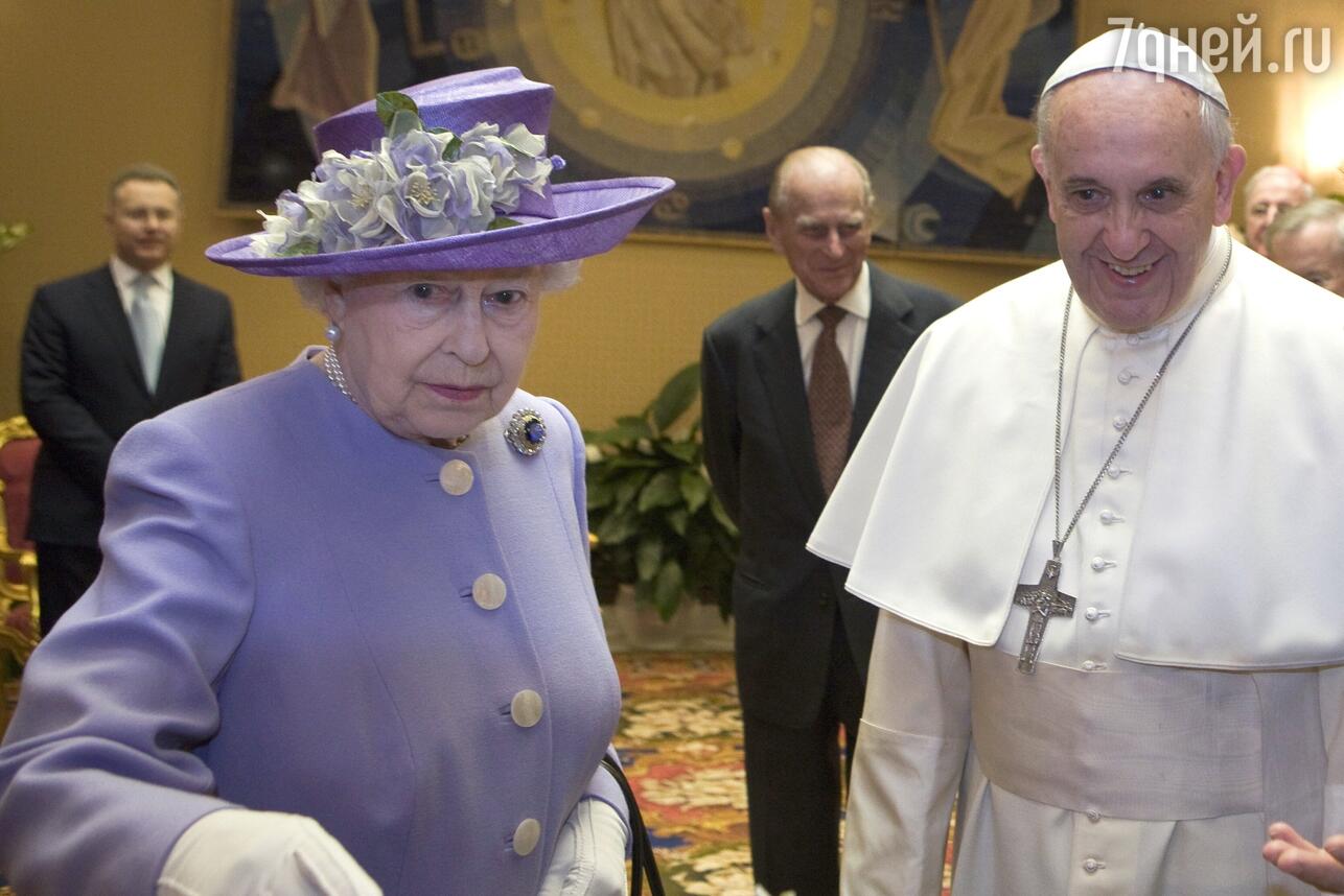 Королева Елизавета папа Римский 2000