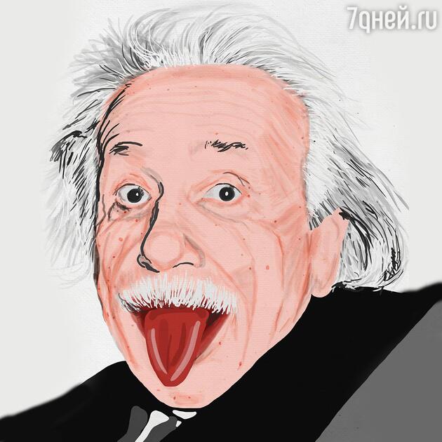 Альберт Эйнштейн картина