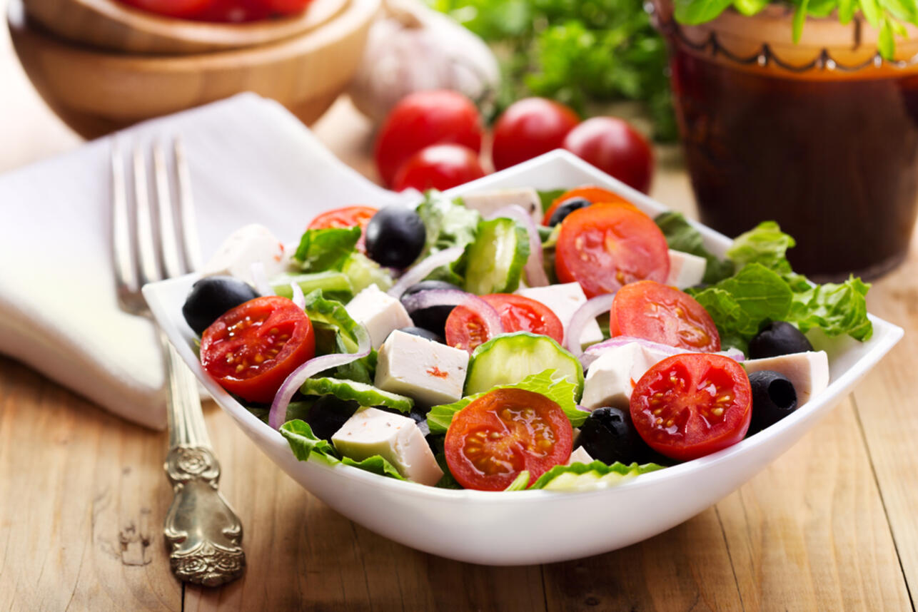 Греческий салат без перца