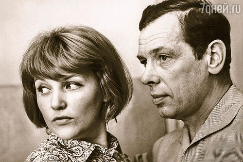 C Элеонорой Шашковой в фильме «Ошибка резидента», 1968 год