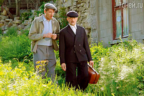 С Александром Сириным в сериале «Ликвидация». 2007 г.