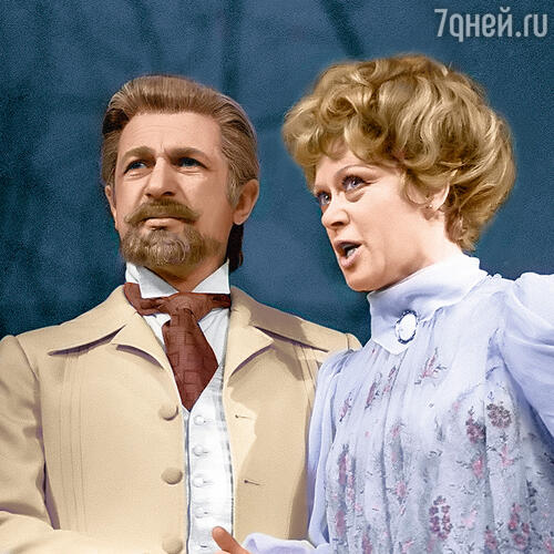 «Во МХАТе больших ролей Кваше не предлагали. А в «Современнике» сразу стали давать главные» С Алисой Фрейндлих в спектакле «Вишневый сад» театра «Современник». 1979 г.