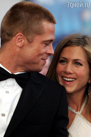 Брэд Питт и Дженнифер Энистон 