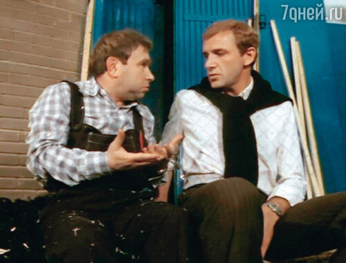 С Эммануилом Виторганом в фильме «Чародеи». 1982 г.