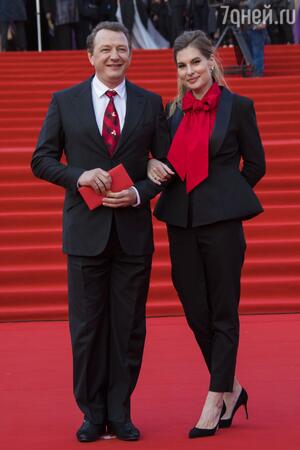 Марат Башаров с женой