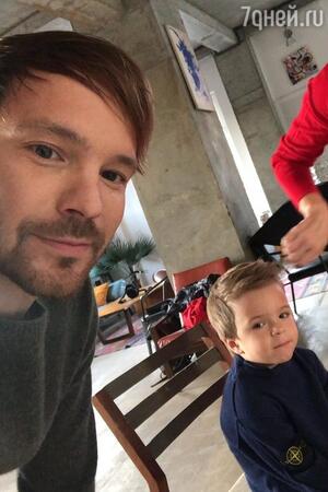 Алексей Чадов в сыном Федором