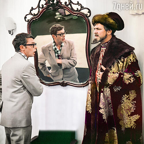 Александр Демьяненко и Юрий Яковлев в фильме «Иван Васильевич меняет профессию», 1973 год