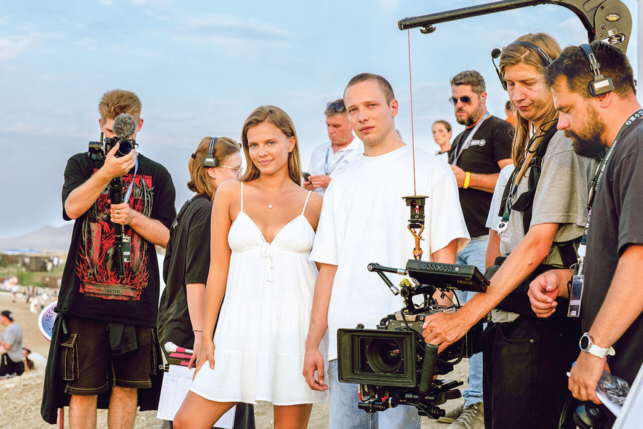 Ника Здорик с  партнером Сергеем Городничим