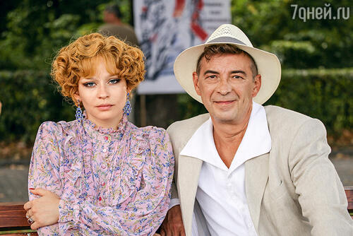 С Юлией Пересильд в сериале «Людмила Гурченко». 2015 г.