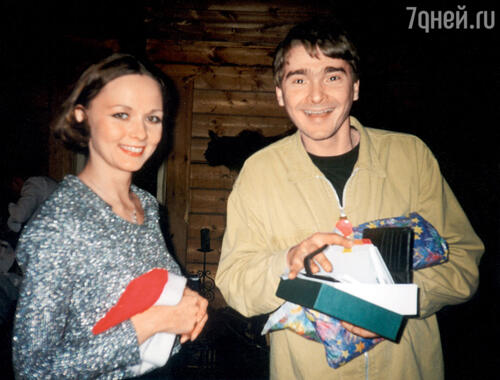 Дарья с бывшим мужем Александром Жигалкиным. 1999 г.