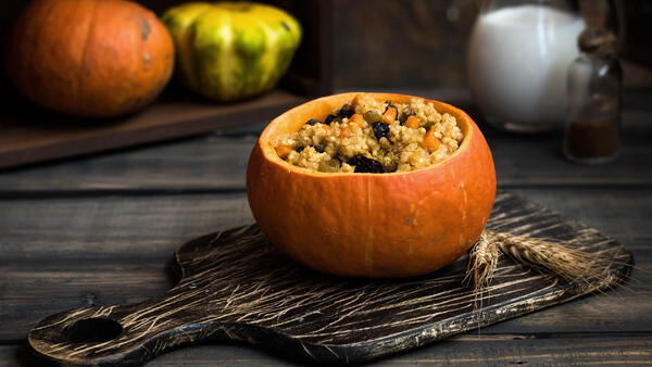 Как приготовить фаршированную тыкву в духовке 