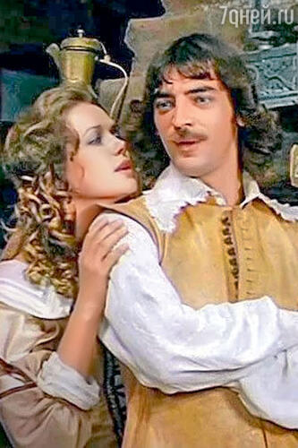 С Михаилом Боярским в фильме «Д’Артаньян и три мушкетера». 1979 г.