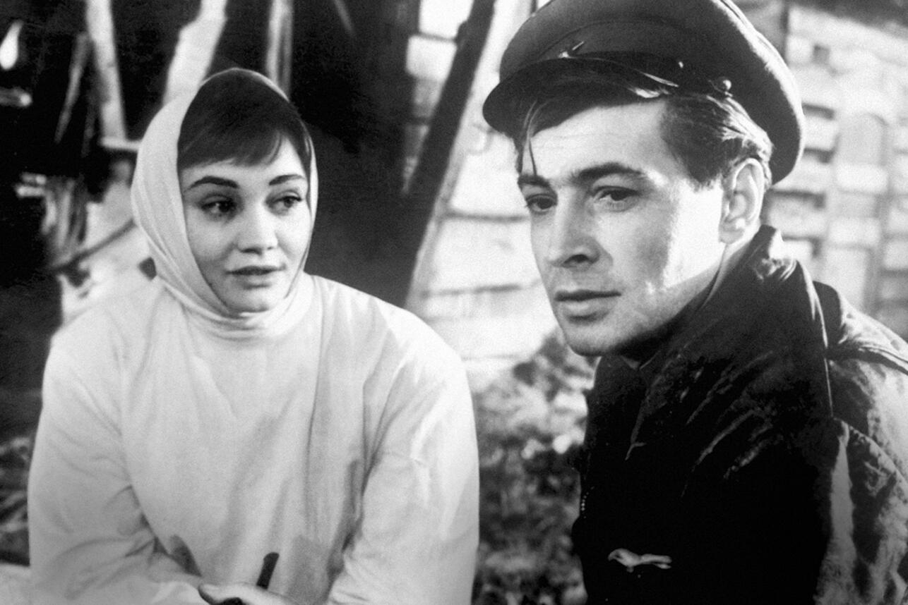 Лариса Лужина с Вячеславом Тихоновым