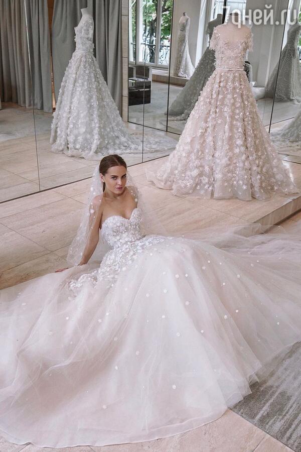 Дарья Клюкина показала свадебное платье из Парижа (ФОТО)