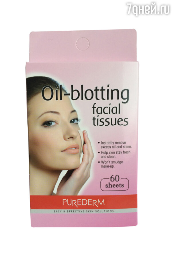     Oil-blotting facial tissues  Purederm