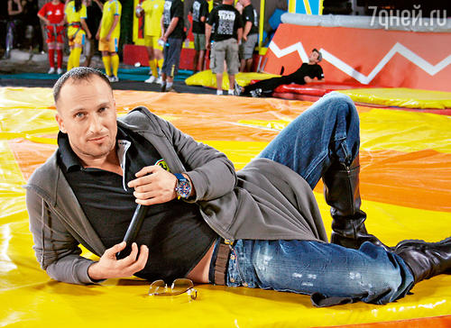 Дмитрий Нагиев на шоу «Большие гонки». 2007 год