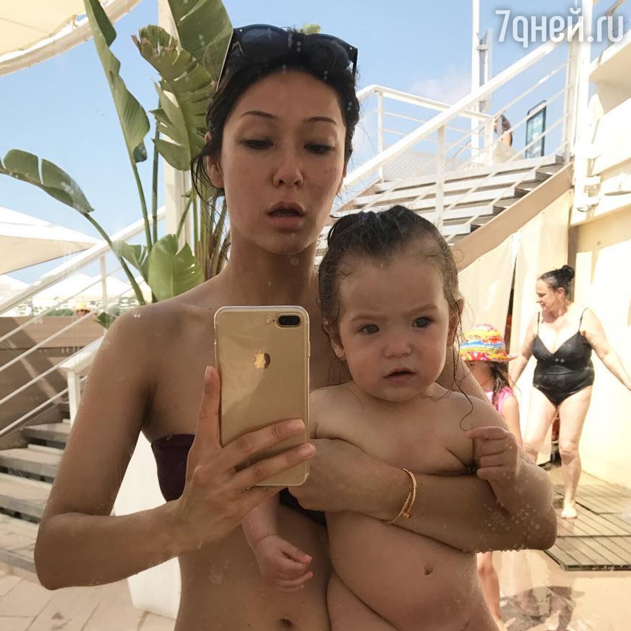 Марина Ким с дочкой Дариной