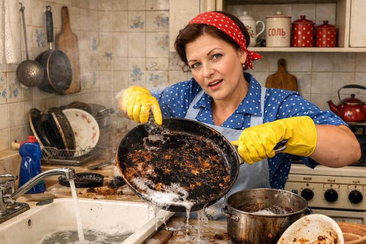 Верните красоту любимой посуде: 6 способов легко отчистить сковородки от нагара Верните красоту любимой посуде: 6 способов легко отчистить сковородки от нагара