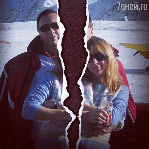 Алёна Апина с мужем