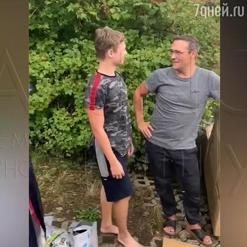 Юра Шатунов с сыном Дэннисом