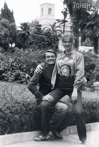 С братом Павлом. Крым, 1980 год