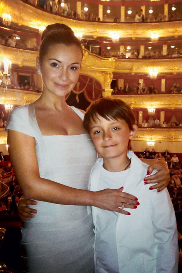 Ольга Орлова с сыном