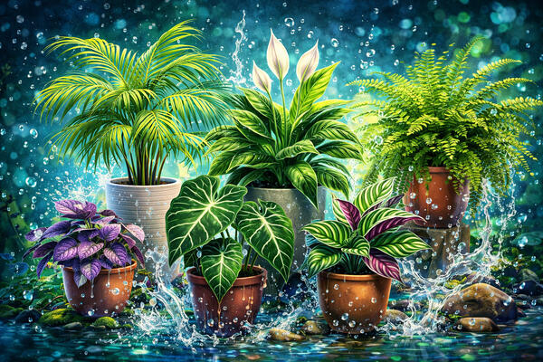 Не дайте им засохнуть: шесть самых влаголюбивых растений  
