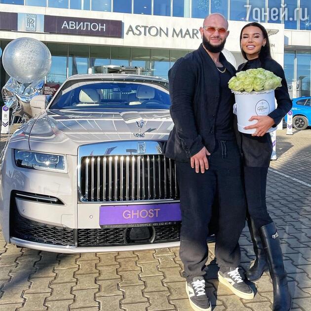 Джиган и Оксана Самойлова авто