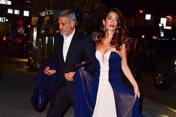 Образ дня: Амаль Клуни в J.Mendel