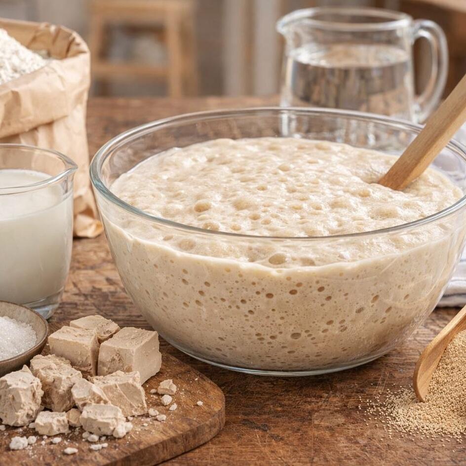 Словно пух и без запаха дрожжей: как правильно делать опару, чтобы тесто поднялось даже у новичка