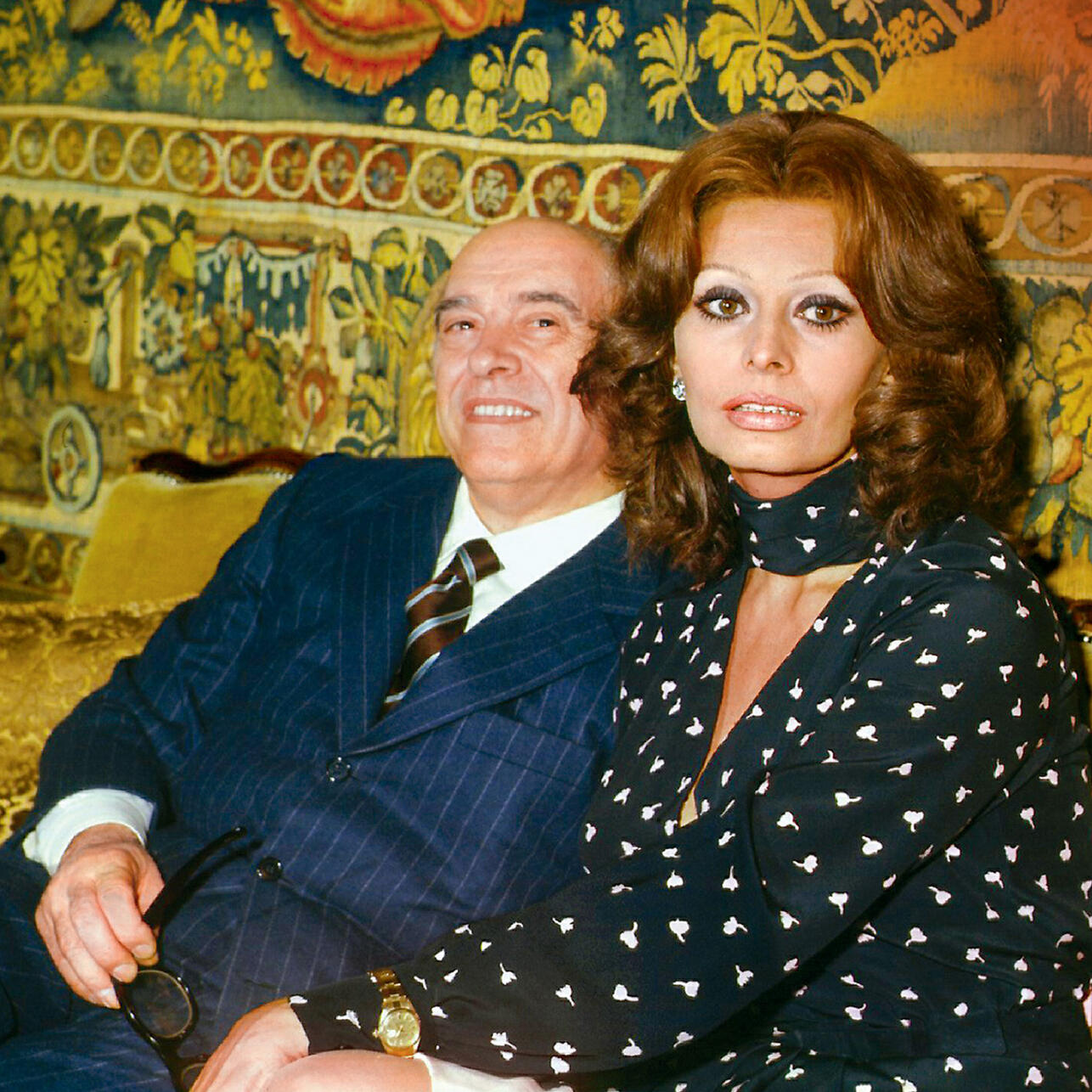 Софи Лорен с мужем