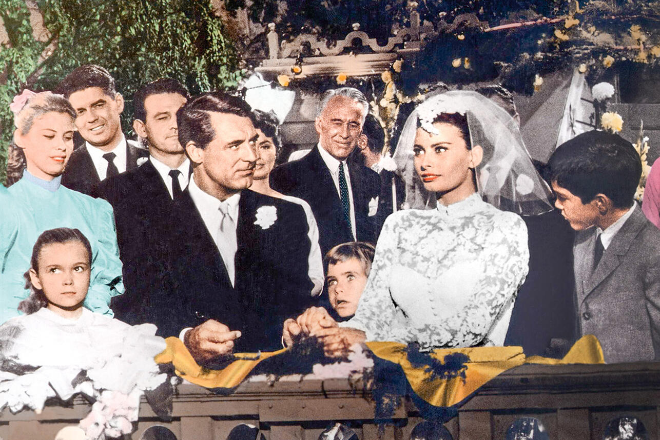 Софи Лорен с Кэри Грантом