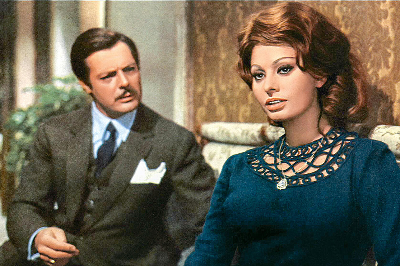 Софи Лорен с Марчелло Мастроянни