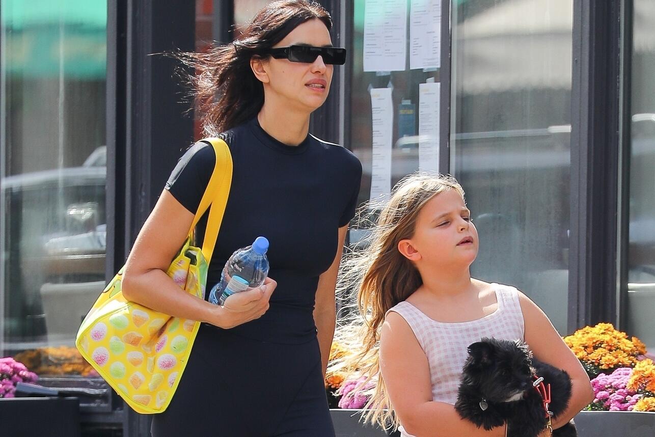 Ирина Шейк с дочкой Леей