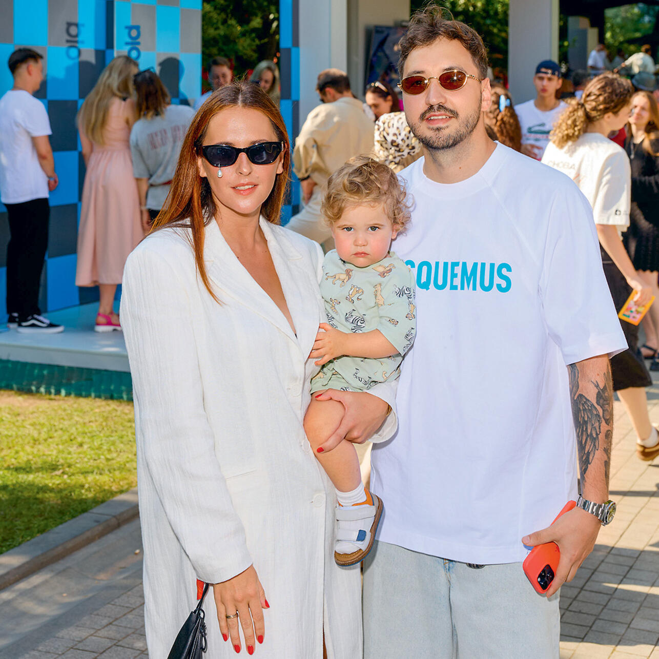 Мария Шумакова с семьей