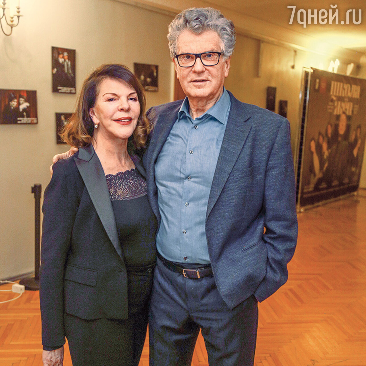 Игорь Костолевский с женой Консуэло де Авиландю Фото